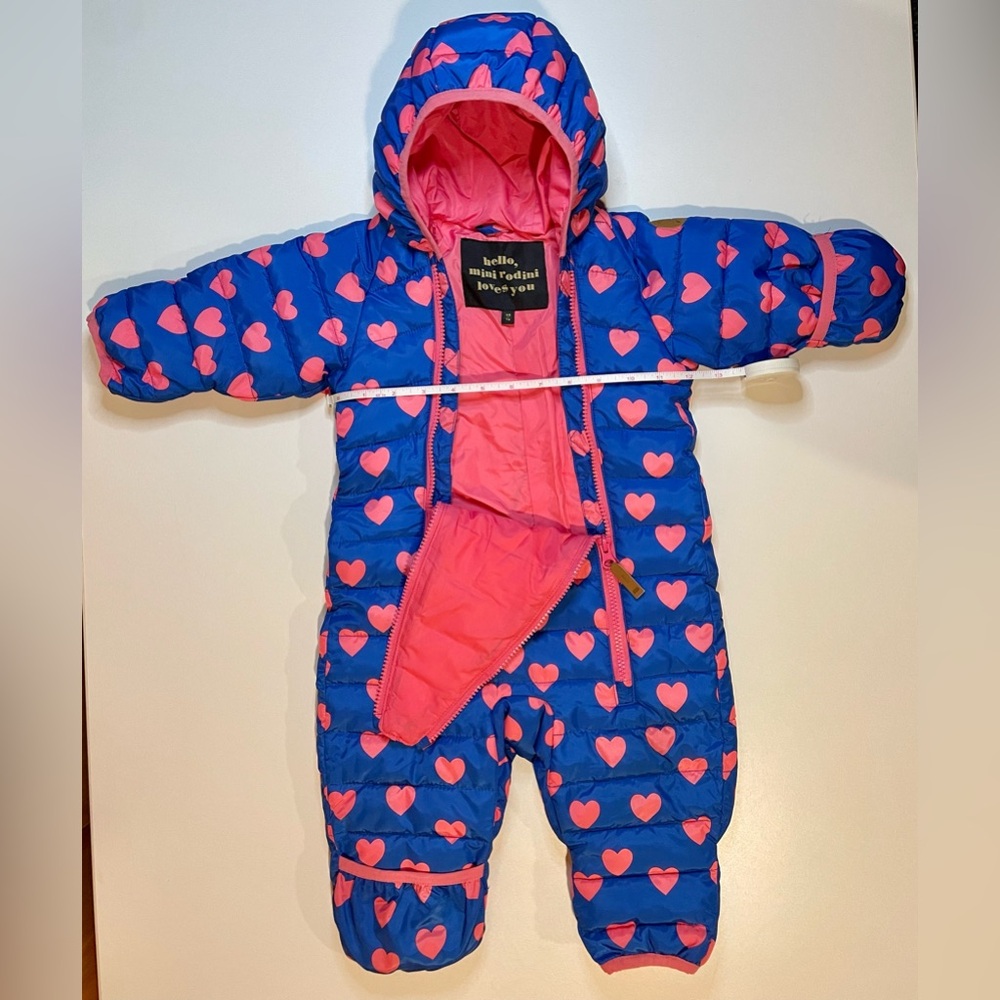 Mini Rodini Puffer Snow Suit: Size 48/74 (6-9mos)